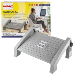Подставка для ног с массажными роликами WMC TOOLS WMC-HR0478