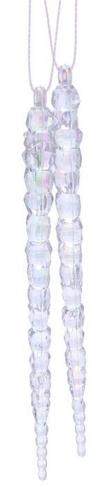 Набор украшений Сосульки 2шт 14,5см, акрил, SYDC23-140