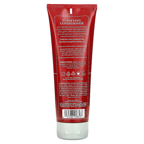 The Grandpa Soap Co., кондиционер с розовой глиной, очищение, 237 мл (8 жидк. унций)