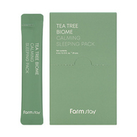 Успокаивающая ночная маска в саше с экстрактом Чайного дерева FarmStay Tea Tree Biome Calming Sleeping Pack 20x4мл