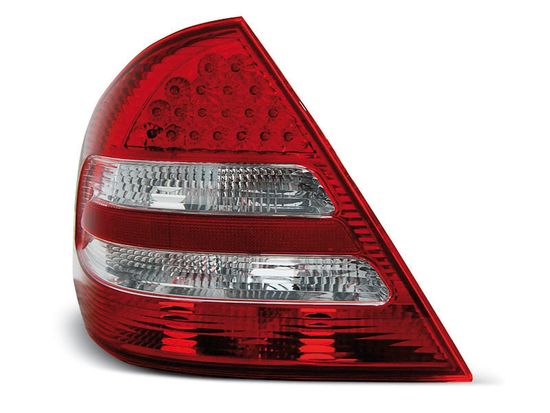 Задние фонари Mercedes C W203 red white led