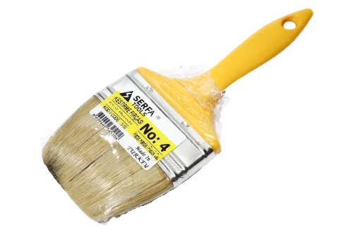 Кисть № 4 малярная с пластиковой ручкой Serfa 510