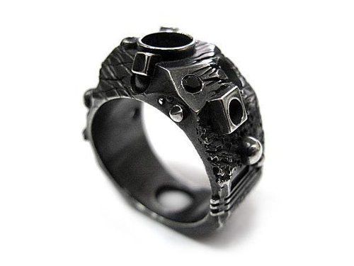 Кольцо из серебра "TX-9" AZR-032