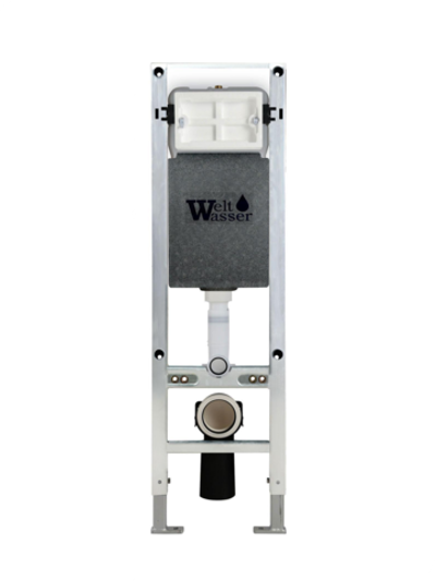 Инсталляция для подвесного унитаза без кнопки WeltWasser  WW AMBERG 350 ST  10000005985