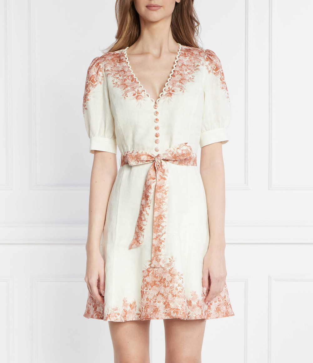 Льняное платье TWINSET - белый(241TT2401)