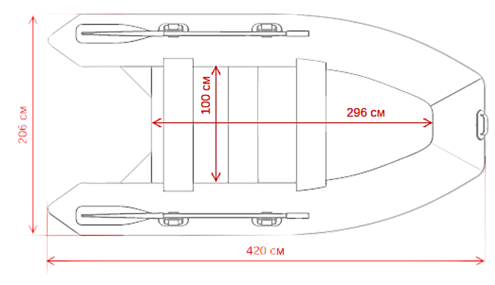 Лодка ПВХ Gladiator Air Expedition E420X НДНД -