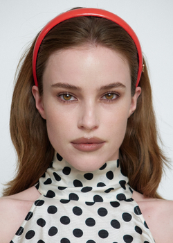 Тонкий ободок из красного латекса