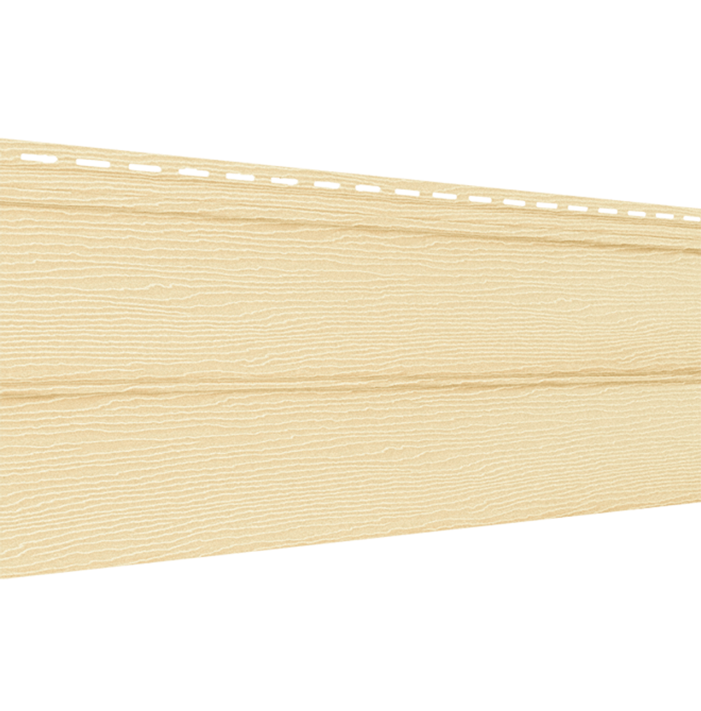 Сайдинг виниловый Ю-Пласт Classic Блок Хаус Кремовый 3050х230 мм