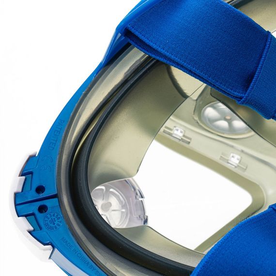 Маска для плавания с трубкой взрослая с креплением для GoPro Marlin Vision Pro GoPro Blue/Grey