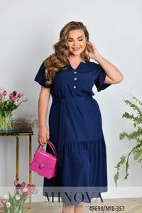 Платье 8-357-синий Minova