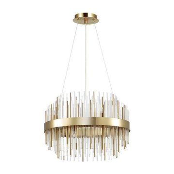 4639/8 HALL ODL20 645 золотой/металл/стекло Люстра G9 8*40W 220V IDA