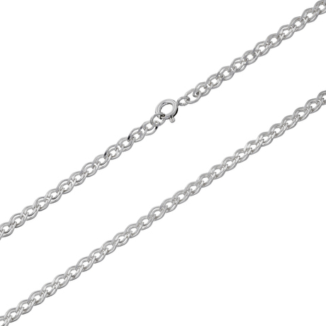 Цепь из серебра/Нонна/Родий