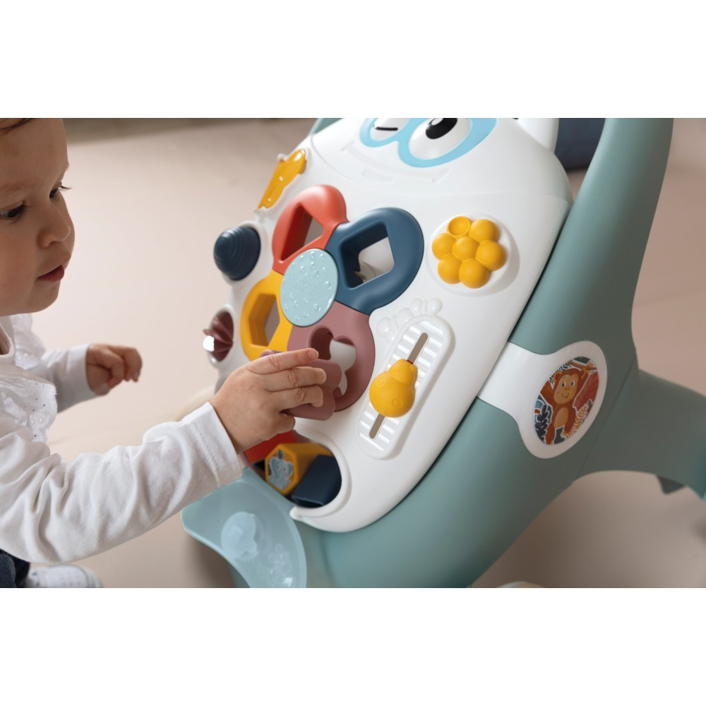 Ходунок-толкатель Smoby Little интерактивный 3 в 1 с игровой панелью от 12 месяцев арт. 140304 — фото 5