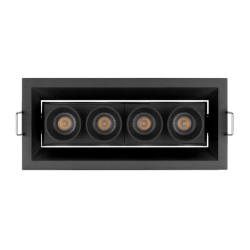 Светильник MS-ORIENT-BUILT-TURN-TC-S67x150-10W Warm3000 (BK-BK, 30 deg, 230V) (Arlight, IP20 Металл, 5 лет) 037208