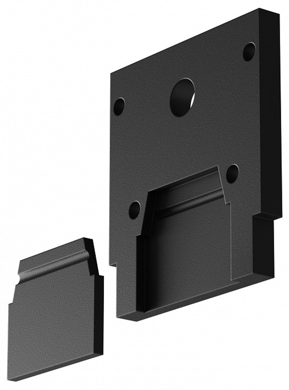 Заглушка для трека боковая Maytoni Technical  TRA034EC-SCCL-42B