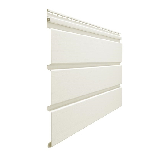 Софит сплошной для сайдинга Деке Премиум Пломбир