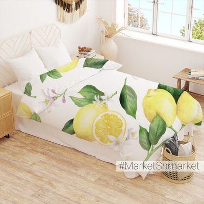 Пододеяльник с принтом 