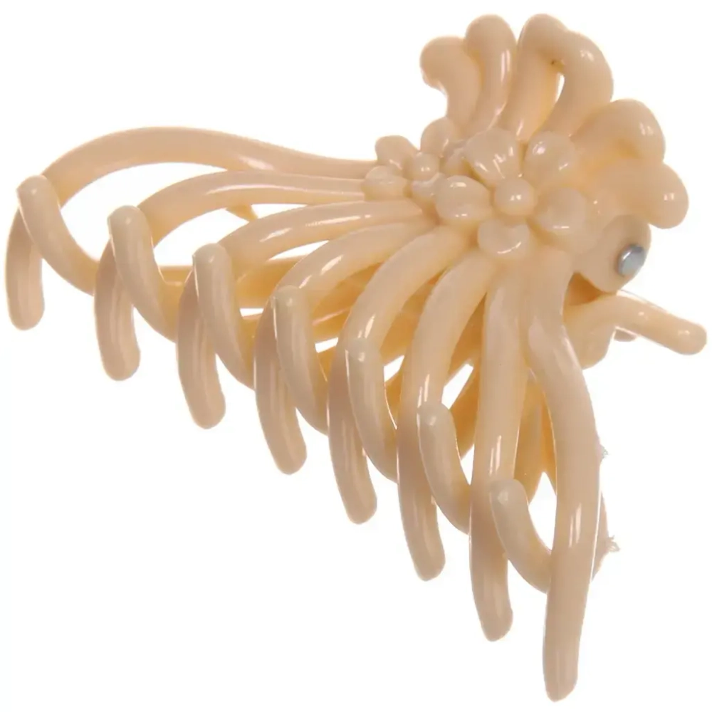 Заколка-краб для волос «Amelia - Flowers», микс 6 цветов, 6*3*2см, ( в индивид. пакете со стикером)