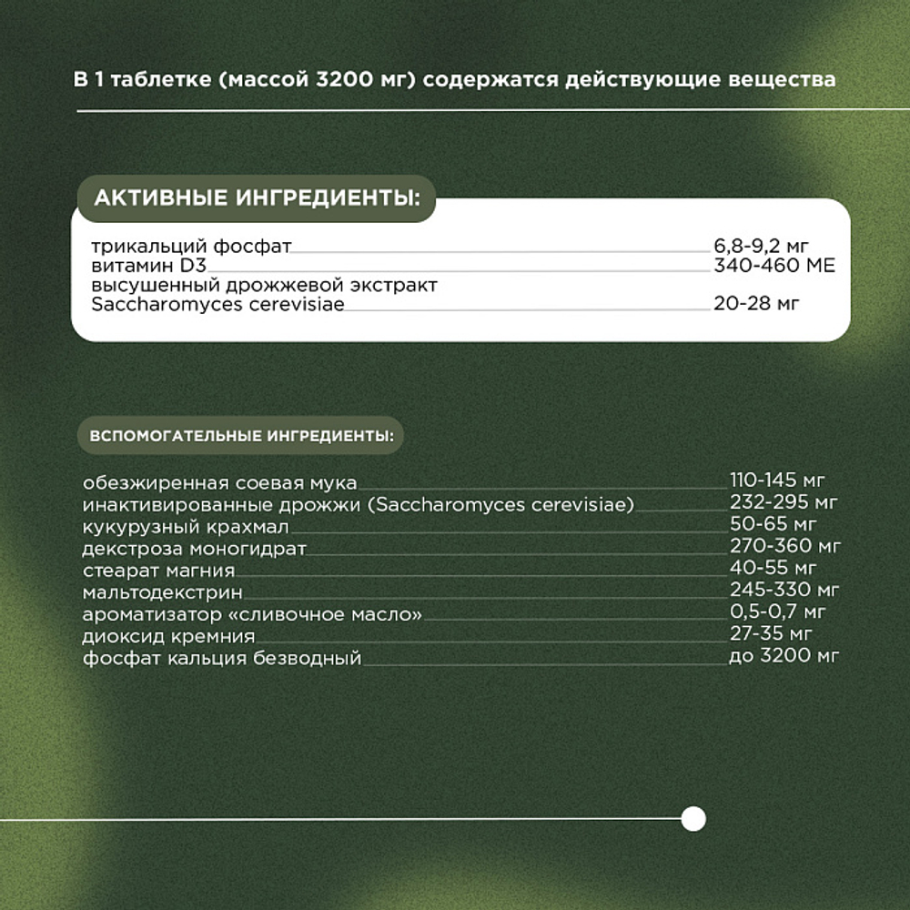 Функциональная кормовая добавка для собак и кошек ProPhyto Остеоплюс, 40 таблеток