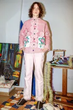 Куртка Soeurs с Двумя Расшитыми Карманами / Foxberry Jacket бордовая