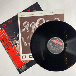 Винтажная виниловая пластинка LP Bon Jovi (Japan 1984) (Obi)