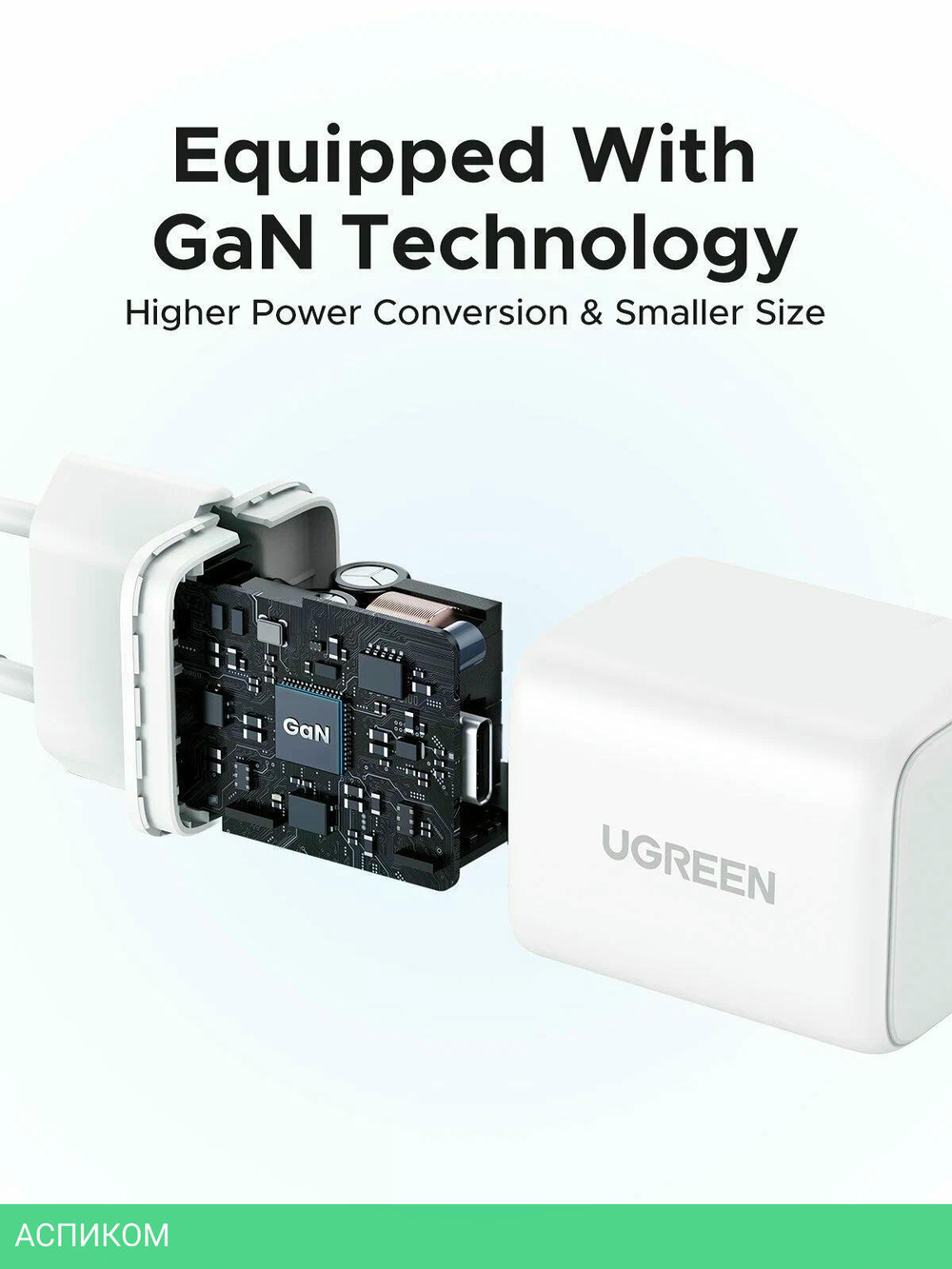 Сетевое зарядное устройство Ugreen X512 White (55554)