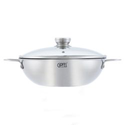 Вок из нержавеющей стали Gipfel Fusion 52188 28 см/4 л