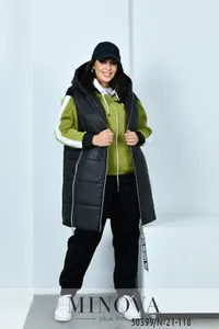 Костюм 21-118-лайм-черный Minova