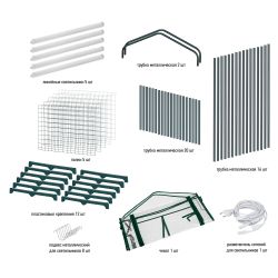 Теплица GREEN APPLE GA-House-5х-frame 5 ярусов 1930х690х490 мм | Теплица