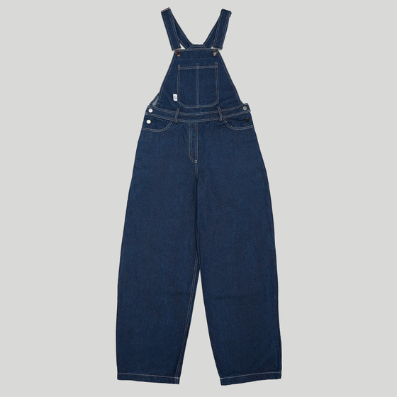 Denim Loose Fit Overall Dark-Blue