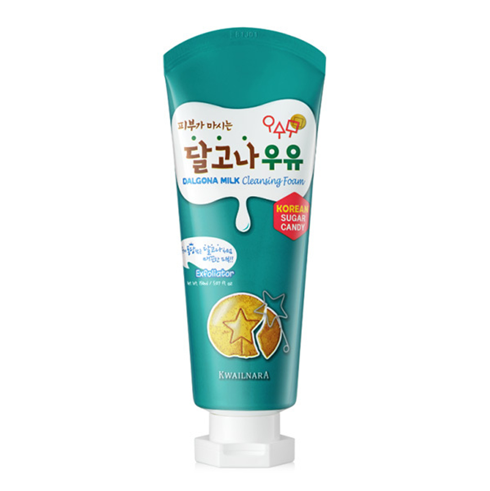 Обновляющая пенка для умывания Дальгона с молоком Kwailnara Dalgona Milk Cleansing Foam 150мл