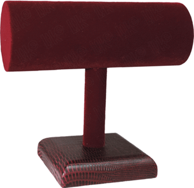 Подставка для браслетов/часов/Т-образная/валик d-50 мм./основание/ф.№6 (резинка)/Н-130 мм.