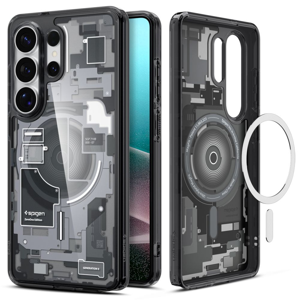 Чехол Spigen Ultra Hybrid Mag Magsafe Galaxy S26 Ultra Zero One Black