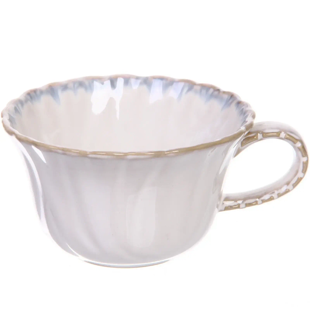 Чайная пара «Верона» (кружка 230мл, блюдце) голубая