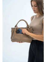 Сумка женская через плечо натуральная замша