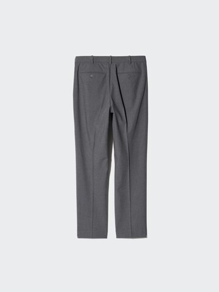 UNIQLO ШЕРСТЯНЫЕ БРЮКИ ДЛИНОЙ ДО ЩИКОЛОТКИ, СЕРЫЙ