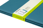 Блокнот Moleskine Cahier Journal (CH023B44) 19х25см обложка картон 120стр. нелинованный, голубой (3шт)