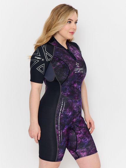 Гидрокостюм Sargan Nero 2.0 Shorty lady 2 мм GalaxyAPE-07/черный