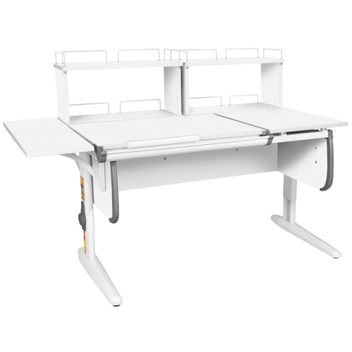 Растущая парта с задними и боковой полками Дэми СУТ 25-02-Б1Д2 (1500×880 мм)