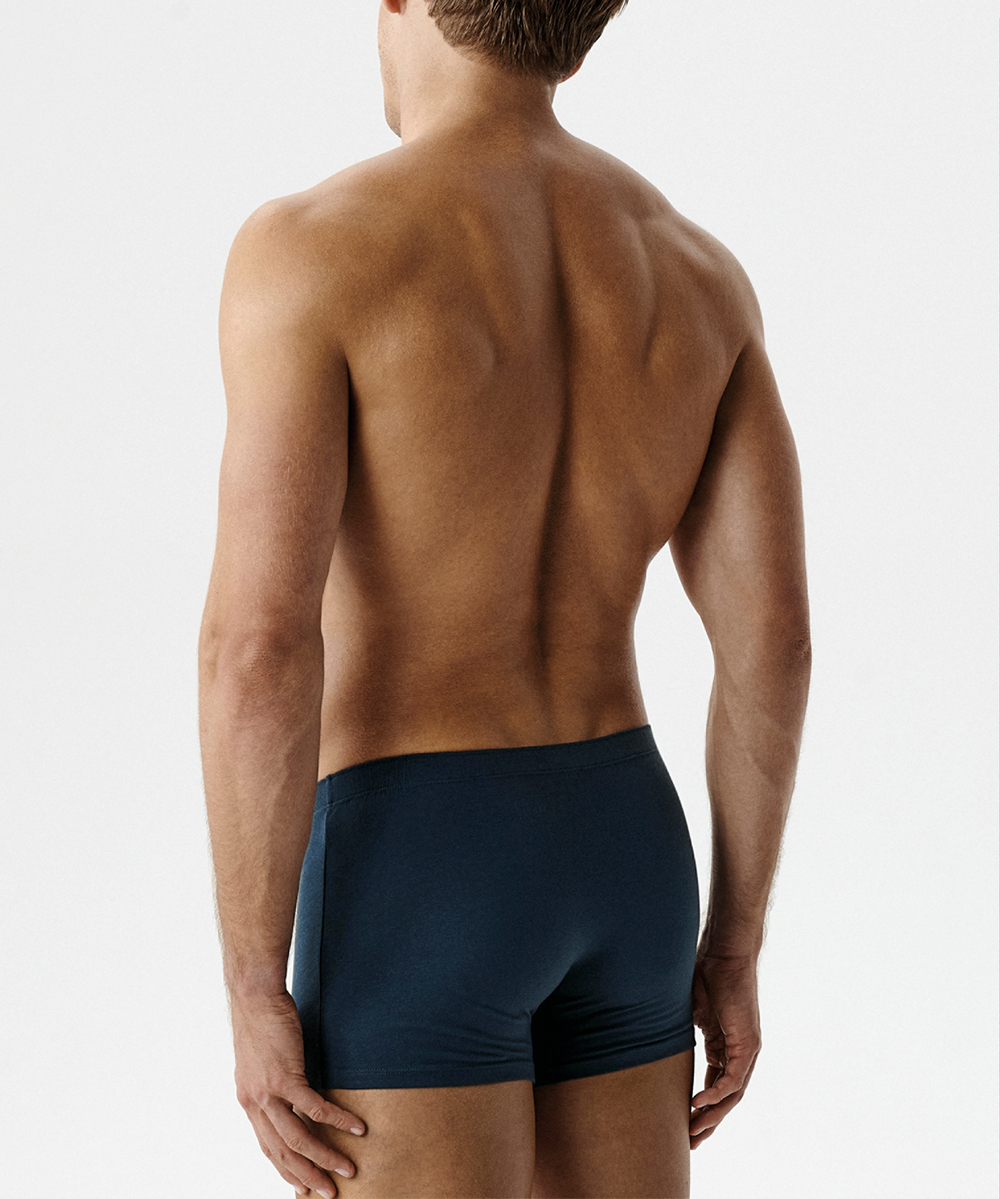 Мужские трусы шорты Atlantic, набор из 2 шт., хлопок, сине-зелёные + зелёные, 2RMH-007