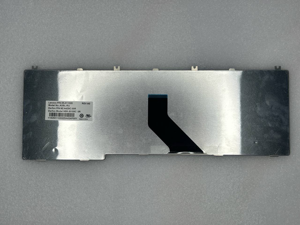 Клавиатура для ноутбука Lenovo B550/G550/G555 раскладка - русская, без подсветки, черная (25011020), оригинал