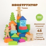 Конструктор для малышей цветной 45 деталей