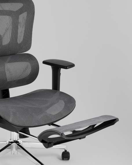 Кресло офисное TopChairs Nimbus серый