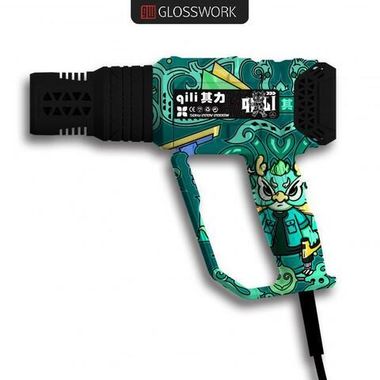 Gloss Work Термофен для оклейки автомобиля PPF пленкой в стиле граффити (2000 Вт) green.