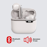 Наушники WALKER WTS-55, сенсорное управление, белый