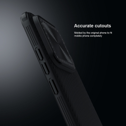 Чехол усиленный с откидной защитной крышкой для камеры на Xiaomi 14 от Nillkin, серия CamShield Prop Case