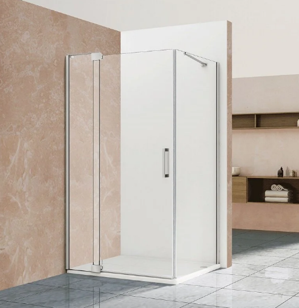Душевой уголок Extra VSR-1E809010CL, 800/900*1000, хром, стекло прозрачное, , шт
