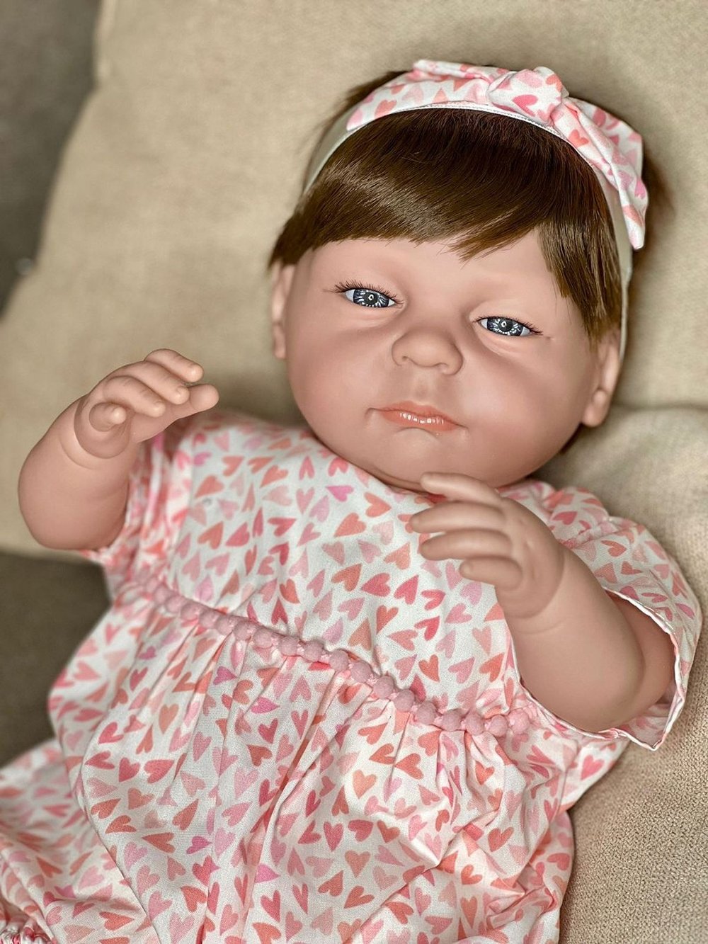 Кукла Berbesa мягконабивная 52см Valeria (5401K)