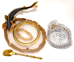 Икорница на агате