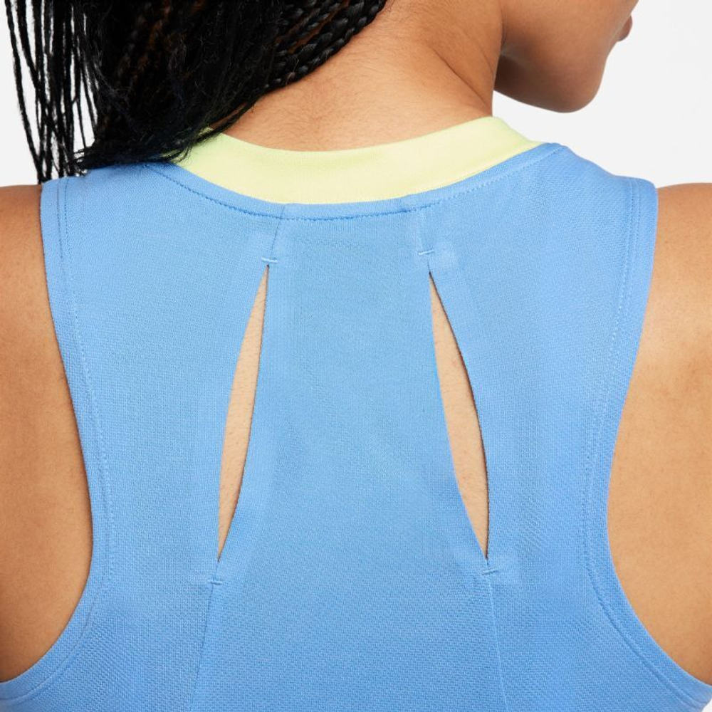 Женский топ теннисный Nike Court Dri-Fit Advantage Tank - небесный